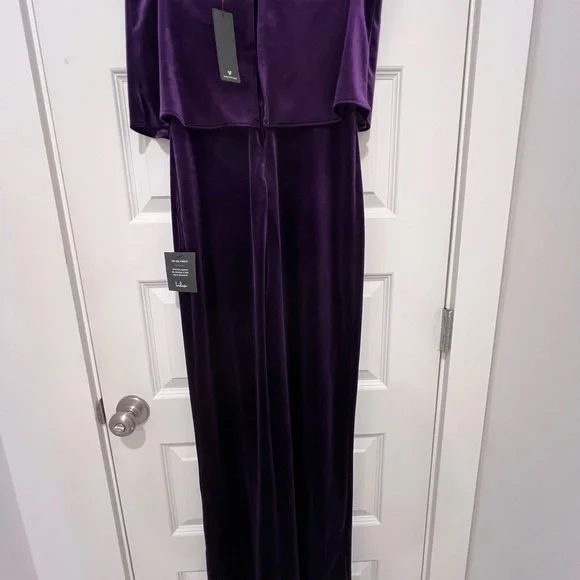 Lulu's Purple Cowl Neck Jumpsuit for Cocktail - Picture 3 of 7